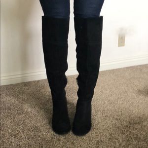 Steve Madden Orabela Black Suede Boot